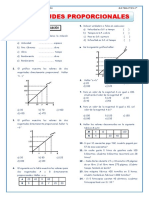 Magnitudes Proporcionales para Primero de Secundaria