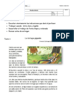 Sintesis Prueba - Leng 3ero