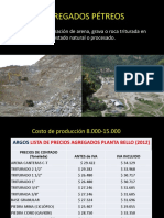 Agregados Pétreos: Cualquier Combinación de Arena, Grava o Roca Triturada en Su Estado Natural o Procesado