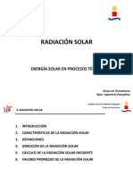 Radiación Solar: Energía Solar en Procesos Térmicos