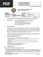 Module IV. Minimum Corporate Income Tax IAET GIT