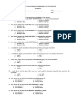 C++ diagnostic test questions