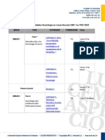 Calendario de Actividades Sociología en Línea Sección 0801 1er PAC 2023