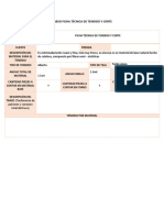 Anexo Ficha Técnica de Tendido y Corte