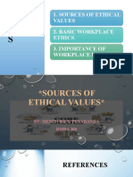 Sources and Importance of Workplace Ethics