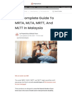 The Complete Guide To Mrta, Mlta, MRTT, and MLTT in Malaysia