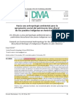 Hacia Una Antropología Ambiental para La Apropiacion Social Del Patrimonio Biocultural de Los Pueblos Indigeanas en America Latina