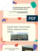 Praktek Kerja Institusi Rumah Sakit Di RSU Imelda Pekerja Indonesia Medan