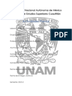Actividades Previas: Universidad Nacional Autónoma de México Facultad de Estudios Superiores Cuautitlán