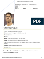 Biografía de Cristiano Ronaldo