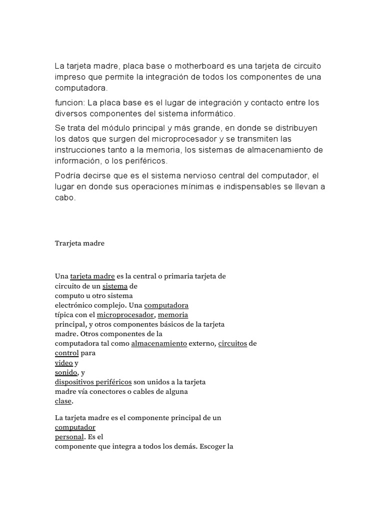 Documento | PDF | Hardware de la computadora | Equipo