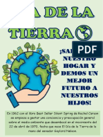 Afiche Del Dia de La Tierra