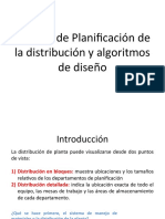 Modelo de Planificación de La Distribución y Algoritmos de Diseño