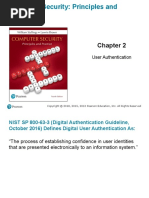 CH01 COMPUTER SECURITY TECHNOLOGY AND PRINCIPLES User Authentication - Part2