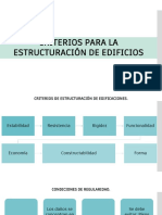 Criterios para La Estructuración de Edificios