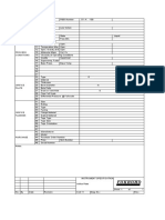 Orifice Plate Specification Sheet