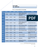 Calendario de Clases Semestre: Febrero - Julio 2023: Horario: 7:00 - 8:00 A.M. (No Hay Tolerancia de Entrada)