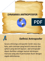 Dinamika Antroposfer