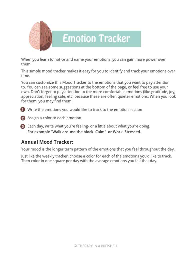 04 - Emotion Tracker | PDF | Emotions | Mental Health