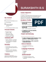 Surakshith Resume