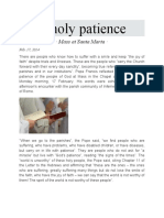 A Holy Patience
