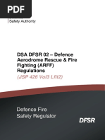 Dsa DFSR 02 - Defence Aerodrome Rescue & Fire Fighting (ARFF) Regulations