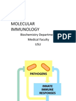 Molecular Immunology: Biochemistry Department Medical Faculty USU