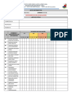 Lista de Cotejo-2ºad