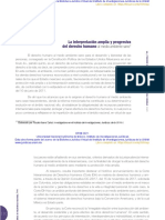 La Interpretación Amplia y Progresiva Del Derecho Humano: Al Medio Ambiente Sano