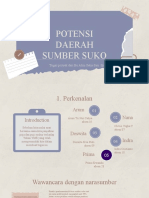 Potensi Daerah Sumber Suko: Tugas Proyek Dari Bu Atmi Setia Sari. SPD