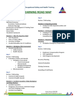 1a BOSH - Program - One Page Learning Road Map Revised February 2020