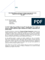 Guía Análisis Reflexivo de Proceso en Terapia Ocupacional