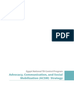 Advocacy, Communication, and Social Mobilization (ACSM) Strategy