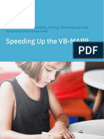 Speeding Up The VB-MAPP: Streamlining Administration, Scoring, Reporting and Goal Generation With Online Tools