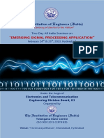 Emerging Signal Processing Application: Two Day All India Seminar On