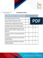 Annex 4 - Self Assessment