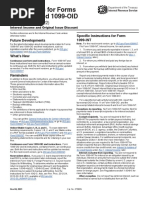 Instructions For Forms 1099-INT and 1099-OID: (Rev. January 2022)