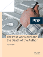 The Post-War Novel and The Death of The Author-Arya Aryan