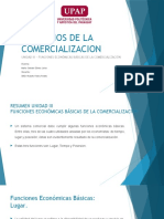 Principios de La Comercializacion: Unidad Iii - Funciones Económicas Básicas de La Comercialización