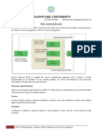 Brainware University: BNCSC403 Class Notes Infrastructure Management Service