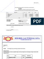 Surat Penawaran Harga: 1 Modify Transition Chute 2 Fabrikasi Skirt 3 Installasi