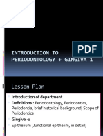 1 Introduction To Periodontology