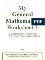 Solving Exponential Equations and Inequalities