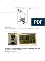 Body Sculpture BC6710G Szobakerékpár Számítógépének Használata