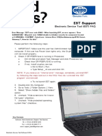 EST Support: Electronic Service Tool (EST) FAQ