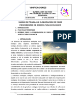 UT 8 ELABORACIÓN DE VINOS PROCEDENTES DE AGRICULTURA  ECOLÓGICA