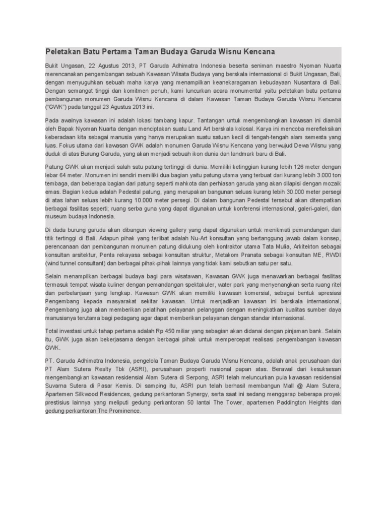 Contoh Press Release