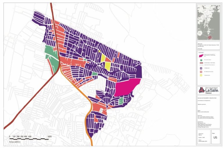 Plano Uso De Suelo Actual Final Pdf