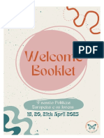 Welcome Booklet: 19, 20, 21th April 2023