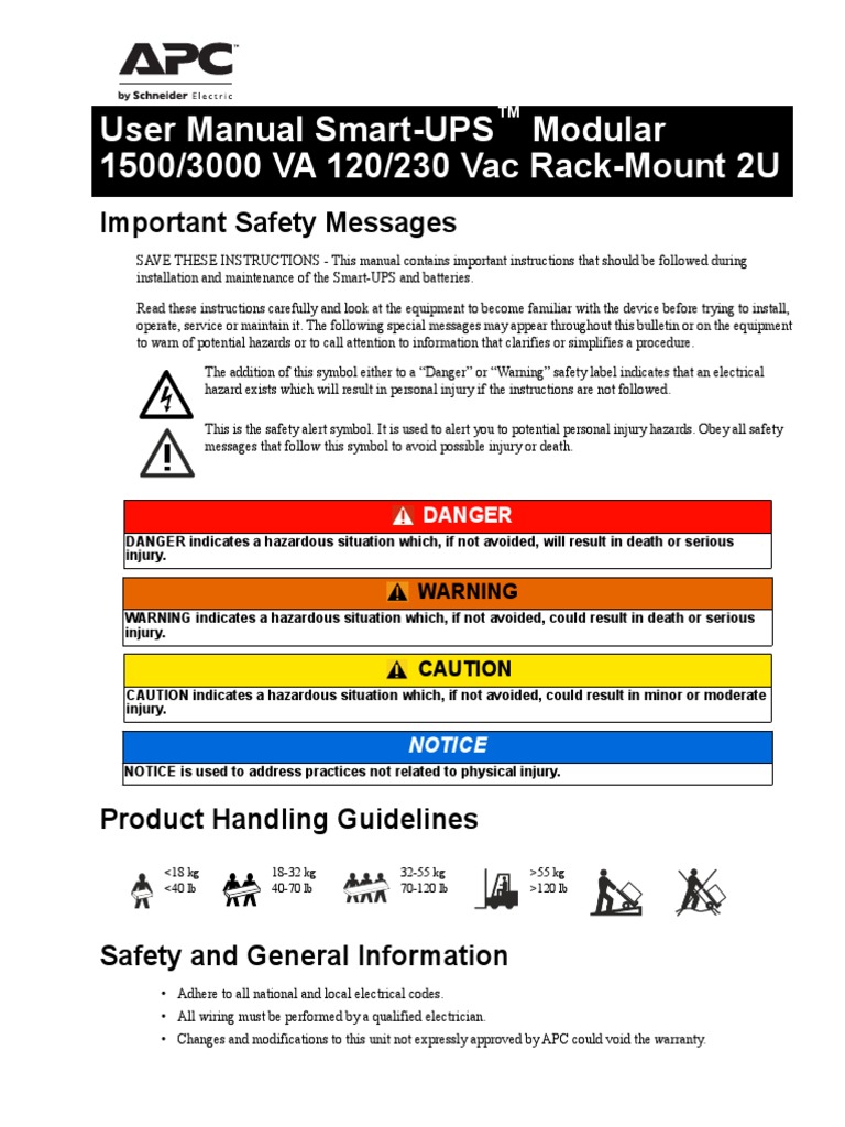 SUM3000XLI2U PDF Legal Liability Ac Power Plugs And Sockets